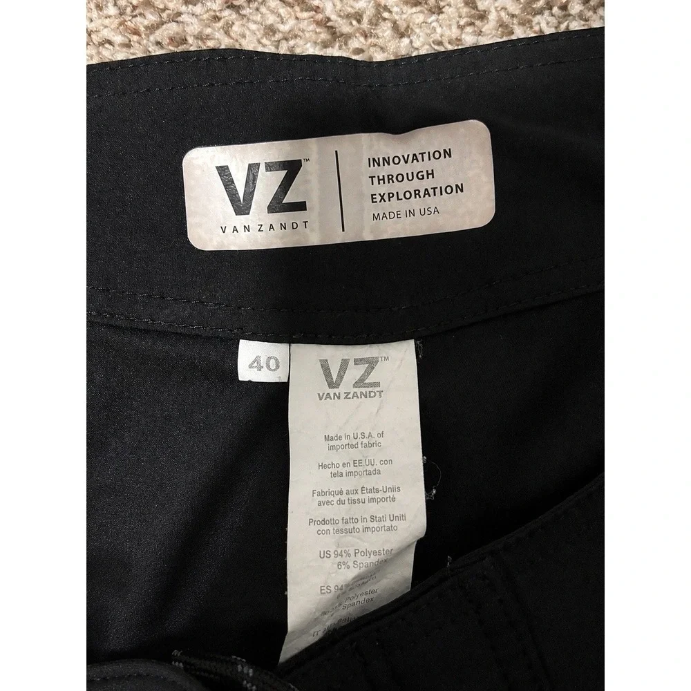 Van Zandt Black Men's Shorts 40